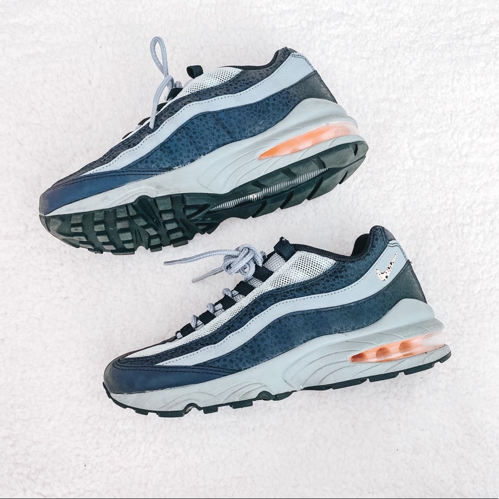 Nike | AIRMAX 95 GS Gray and Yellow Sneakers